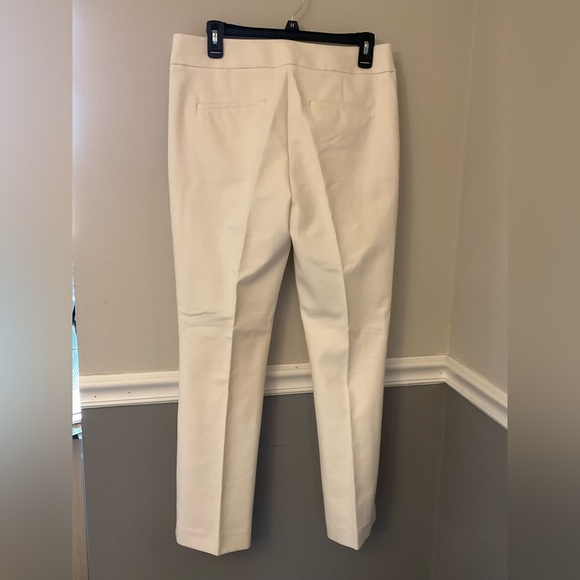 Loft Marisa Kick Crop Size 6 Tall White Dress Pants - Picture 3 of 3